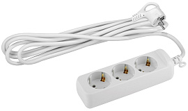 Удлинитель 1,5 метра 3 гнезда/розетки с заземлением, ПВС 3х1мм2, 16А ( U-3e-1,5m-3x1 ) Б0028369 ЭРА Удлинитель 1,5 метра 3 гнезда/розетки с заземлением, ПВС 3х1мм2, 16А ( U-3e-1,5m-3x1 ) Б0028369 ЭРА