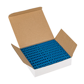 Шина "0" N (6х9мм) 10 отверстий латунь синий изолированный корпус на DIN-рейку EKF PROxima Шина "0" N (6х9мм) 10 отверстий латунь синий изолированный корпус на DIN-рейку EKF PROxima