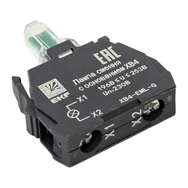 Лампа сменная c основанием XB4 зеленая 230В XB4-EML-G EKF PROxima Лампа сменная c основанием XB4 зеленая 230В XB4-EML-G EKF PROxima