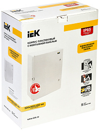 Щит пластиковый 500х400х180мм ЩМПп IP65 навесной  белая дверь MKP93-N-504018-65 IEK Щит пластиковый 500х400х180мм ЩМПп IP65 навесной  белая дверь MKP93-N-504018-65 IEK