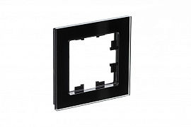 Рамка для розеток и выключателей 1 пост Atlasdesign Nature стекло черный ATN321001 Systeme Electric Рамка для розеток и выключателей 1 пост Atlasdesign Nature стекло черный ATN321001 Systeme Electric