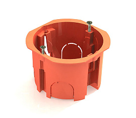 Коробка установочная одноместная скрытой установки в кирпич и бетон d65мм h45мм GE40006 Greenel Коробка установочная одноместная скрытой установки в кирпич и бетон d65мм h45мм GE40006 Greenel