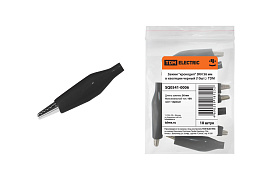 Зажим "крокодил" ЗКИ 10А 56мм в изоляции черный SQ0541-0006 TDM Зажим "крокодил" ЗКИ 10А 56мм в изоляции черный SQ0541-0006 TDM