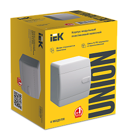 Бокс пластиковый ЩРН-П- 4 IP41 навесной UNION Compact бел. дв. 150х124х103 UIC-KP13-N-04-41-K01 /уп.1шт/ IEK Бокс пластиковый ЩРН-П- 4 IP41 навесной UNION Compact бел. дв. 150х124х103 UIC-KP13-N-04-41-K01 /уп.1шт/ IEK