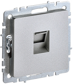 Розетка компьютерная RJ45 кат.5E алюминий мех-м BRITE РК10-БрА BR-K10-1-K47 IEK Розетка компьютерная RJ45 кат.5E алюминий мех-м BRITE РК10-БрА BR-K10-1-K47 IEK