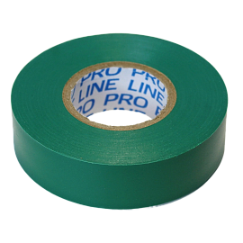 Изолента ПВХ зеленая 19мм 20м   6815 Pro-Line Изолента ПВХ зеленая 19мм 20м   6815 Pro-Line