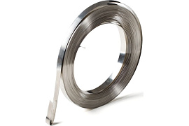 СИП Лента бандажная нержавеющая сталь ЛКС (201)-2007 (2,5м) в коробке Fortisflex  87713 СИП Лента бандажная нержавеющая сталь ЛКС (201)-2007 (2,5м) в коробке Fortisflex  87713