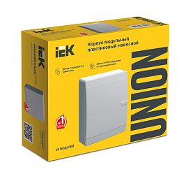 Бокс пластиковый ЩРН-П-18 IP41 навесной UNION Compact бел. дв. 290х236х103 UIC-KP13-N-18-41-K01 /уп.4шт/ IEK Бокс пластиковый ЩРН-П-18 IP41 навесной UNION Compact бел. дв. 290х236х103 UIC-KP13-N-18-41-K01 /уп.4шт/ IEK