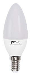 Лампа светодиодная    7Вт Е14 C37 5000К 560Лм матовая 230В Свеча .1027832-2 Jazzway Лампа светодиодная    7Вт Е14 C37 5000К 560Лм матовая 230В Свеча .1027832-2 Jazzway