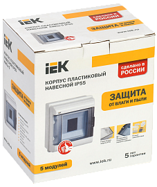 Бокс пластиковый КМПн- 5 IP55 навесной KREPTA 5, 180х162х108 MKP72-N3-05-55, IEK Бокс пластиковый КМПн- 5 IP55 навесной KREPTA 5, 180х162х108 MKP72-N3-05-55, IEK