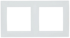 Рамка для розеток и выключателей 2 поста 1500620-030 Simon 15 белый Рамка для розеток и выключателей 2 поста 1500620-030 Simon 15 белый
