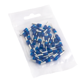 Наконечник НШВИ  2.5-8 штыревой втулочный изолированный (уп 50шт) EKF nhvi-2.5-8 /10 уп/ Наконечник НШВИ  2.5-8 штыревой втулочный изолированный (уп 50шт) EKF nhvi-2.5-8 /10 уп/