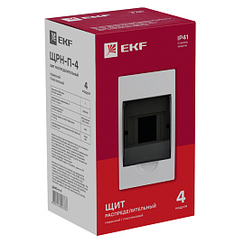 Бокс пластиковый ЩРН-П- 4 IP41 навесной PROxima pb40-n-4 EKF Бокс пластиковый ЩРН-П- 4 IP41 навесной PROxima pb40-n-4 EKF