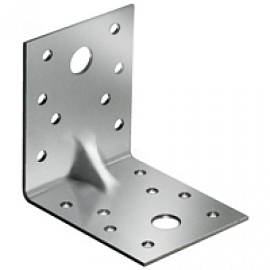 Уголок крепежный усиленный KUU 90х90х40х2 цинк (90х90х35х2) Уголок крепежный усиленный KUU 90х90х40х2 цинк (90х90х35х2)