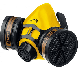 Респиратор противогазовый STAYER HF-6000 два фильтра A1 в комплекте 11175_z01 ЗУБР Респиратор противогазовый STAYER HF-6000 два фильтра A1 в комплекте 11175_z01 ЗУБР