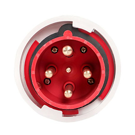 Вилка кабельная силовая переносная 034 3Р+РЕ 63А 380В IP67 (ps-034-63-380) EKF Вилка кабельная силовая переносная 034 3Р+РЕ 63А 380В IP67 (ps-034-63-380) EKF