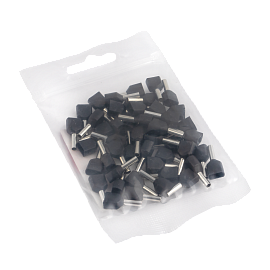 Наконечник НШВИ(2)  1.5-8 штыревой втулочный изолированный двойной (уп 50шт) EKF PROxima Наконечник НШВИ(2)  1.5-8 штыревой втулочный изолированный двойной (уп 50шт) EKF PROxima