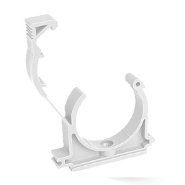 Опора для труб с защелкой PPR полипропилен 20,  белый, РосТурПласт 19746 Опора для труб с защелкой PPR полипропилен 20,  белый, РосТурПласт 19746