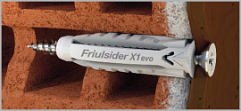 Дюбель нейлоновый универсальный X1 evo 12х60  831014 FRIULSIDER Дюбель нейлоновый универсальный X1 evo 12х60  831014 FRIULSIDER