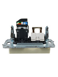Розетка  двойная RJ11+RJ45 кат.5E РК/Т12-БрКр бежевый  BRITE  BR-KT20-O-1-K10 IEK Розетка  двойная RJ11+RJ45 кат.5E РК/Т12-БрКр бежевый  BRITE  BR-KT20-O-1-K10 IEK