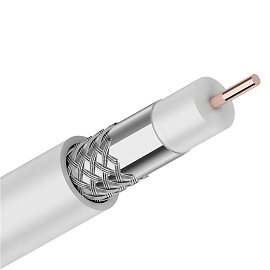 Кабель коаксиальный RG-6U  75 ом CCS экран 48% (жила омедненная) Eletec Кабель коаксиальный RG-6U  75 ом CCS экран 48% (жила омедненная) Eletec