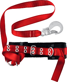 Пояс безлямочный предохранительный, ленточный строп, Зубр Памир 11585 Пояс безлямочный предохранительный, ленточный строп, Зубр Памир 11585