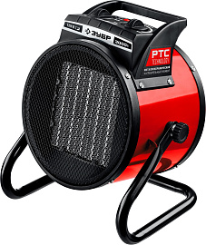 Обогреватель-электротепловентилятор (пушка) ТПК-3Р 3 кВт ЗУБР Обогреватель-электротепловентилятор (пушка) ТПК-3Р 3 кВт ЗУБР