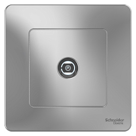Коннектор ТВ BLANCA скрытой установки в сборе алюминий BLNTS000013 Schneider Electric Коннектор ТВ BLANCA скрытой установки в сборе алюминий BLNTS000013 Schneider Electric