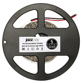 Лента светодиодная PLS 6Вт/м SMD 2835 60LED/м  Red 12В IP20 5м .5000315 JazzWay Лента светодиодная PLS 6Вт/м SMD 2835 60LED/м  Red 12В IP20 5м .5000315 JazzWay