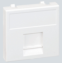 Адаптер информационной розетки Connect белый 1ХRJ45 CJ545U, CJ546U со шторками, 45х45мм K76-9 Simon Адаптер информационной розетки Connect белый 1ХRJ45 CJ545U, CJ546U со шторками, 45х45мм K76-9 Simon