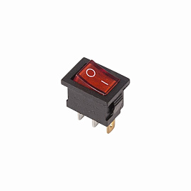 Выключатель клавишный 250V 6А (3с) ON-OFF красный с подсветкой Mini (RWB-206, SC-768) 36-2150 REXANT Выключатель клавишный 250V 6А (3с) ON-OFF красный с подсветкой Mini (RWB-206, SC-768) 36-2150 REXANT