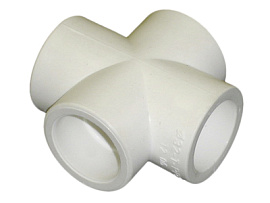 Крестовина полипропиленовая PPR 32 мм Pilsa 80292 Крестовина полипропиленовая PPR 32 мм Pilsa 80292