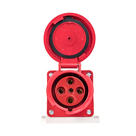 Розетка кабельная силовая стационарная наружная 134 3Р+РЕ 63А 380В IP67 (ps-134-63-380) EKF Розетка кабельная силовая стационарная наружная 134 3Р+РЕ 63А 380В IP67 (ps-134-63-380) EKF