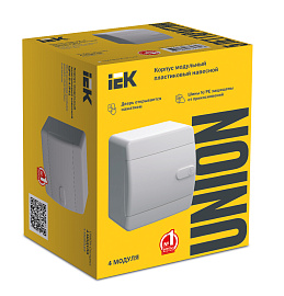 Бокс пластиковый ЩРН-П- 4 IP41 навесной UNION Compact бел. дв. 150х124х103 UIC-KP13-N-04-41-K01 /уп.1шт/ IEK Бокс пластиковый ЩРН-П- 4 IP41 навесной UNION Compact бел. дв. 150х124х103 UIC-KP13-N-04-41-K01 /уп.1шт/ IEK