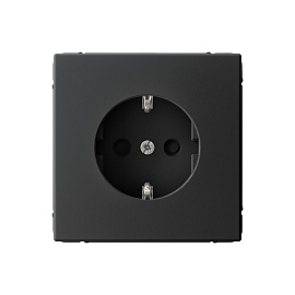 Розетка с заземлением со шторками, 16А, ARTGALLERY механизм, Карбон GAL001045 Systeme Electric Розетка с заземлением со шторками, 16А, ARTGALLERY механизм, Карбон GAL001045 Systeme Electric