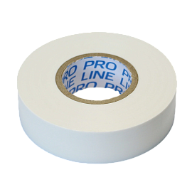 Изолента ПВХ белая 19мм 20м   6777 Pro-Line Изолента ПВХ белая 19мм 20м   6777 Pro-Line