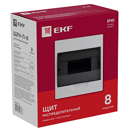 Бокс пластиковый ЩРН-П- 8 IP41 навесной PROxima 200х184х95 pb40-n-8 EKF Бокс пластиковый ЩРН-П- 8 IP41 навесной PROxima 200х184х95 pb40-n-8 EKF