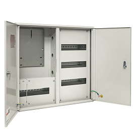 Щит ЩРУ-3н-48зо(ЩРУН 3/48 двухдверный IP31) замок, окно  580х620х165 (ВхШхГ) mb23-3/48-2 EKF Щит ЩРУ-3н-48зо(ЩРУН 3/48 двухдверный IP31) замок, окно  580х620х165 (ВхШхГ) mb23-3/48-2 EKF