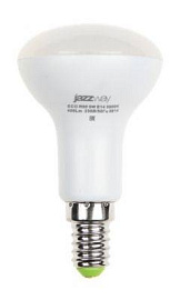 Лампа светодиодная    5Вт Е14 R50 4000К 400Лм матовая 220В Рефлектор PLED-ECO .1037046A Jazzway Лампа светодиодная    5Вт Е14 R50 4000К 400Лм матовая 220В Рефлектор PLED-ECO .1037046A Jazzway