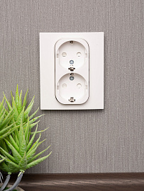 Стокгольм Рамка для розетки 2 пост белая EYM-G-304-10 EKF PROxima Стокгольм Рамка для розетки 2 пост белая EYM-G-304-10 EKF PROxima