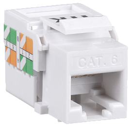 ITK Модуль Keystone Jack кат.6, без экрана, IDC Dual, горизонтальная  заделка CS1-1C6U-D1 IEK ITK Модуль Keystone Jack кат.6, без экрана, IDC Dual, горизонтальная  заделка CS1-1C6U-D1 IEK