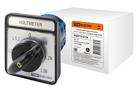 Переключатель кулачковый КПУ11-10/3186 (3-0-3) TDM SQ0715-0154 для вольтметра Переключатель кулачковый КПУ11-10/3186 (3-0-3) TDM SQ0715-0154 для вольтметра