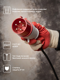 Вилка кабельная силовая переносная 025 3Р+РЕ+N 32А 380В IP44 (ps-025-32-380) EKF Вилка кабельная силовая переносная 025 3Р+РЕ+N 32А 380В IP44 (ps-025-32-380) EKF