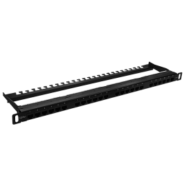 Патч-панель высокой плотности 19", 24хRJ-45, UTP, 5e, 0,5U 10-0404 SUPRLAN Патч-панель высокой плотности 19", 24хRJ-45, UTP, 5e, 0,5U 10-0404 SUPRLAN