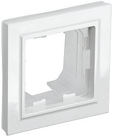 Рамка 1-местная IP44 РУ-1-БрБ-44 белый BR-M12-44-K01 BRITE  IEK Рамка 1-местная IP44 РУ-1-БрБ-44 белый BR-M12-44-K01 BRITE  IEK
