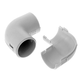 Соединитель угловой разборный ф25мм для труб 07525 Промрукав Соединитель угловой разборный ф25мм для труб 07525 Промрукав