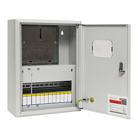 Щит ЩРУн-1/12-зо замок, окно IP31 (400x300x140) mb23-1/12 EKF Щит ЩРУн-1/12-зо замок, окно IP31 (400x300x140) mb23-1/12 EKF