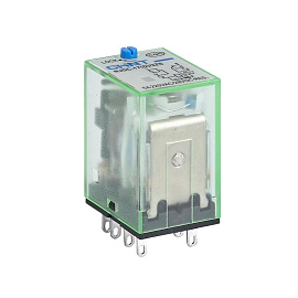 Реле промежуточное с кнопкой тестирования NJDC-17(D)/3ZS 3 контакта с индикацией LED 5А AC220В 651067 CHINT Реле промежуточное с кнопкой тестирования NJDC-17(D)/3ZS 3 контакта с индикацией LED 5А AC220В 651067 CHINT