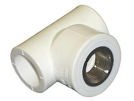 Тройник PPR комбинированный 25х3/4" BP Pilsa 80543 Тройник PPR комбинированный 25х3/4" BP Pilsa 80543