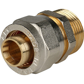 Фитинг обжимной с переходом на наружную резьбу 3/4"х20 SFS-0001-003420 STOUT Фитинг обжимной с переходом на наружную резьбу 3/4"х20 SFS-0001-003420 STOUT